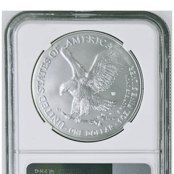 2023 W Burnished Silver Eagle NGC MS69 w/ Box & COA Fine Silver Coin - Picture 5 of 13